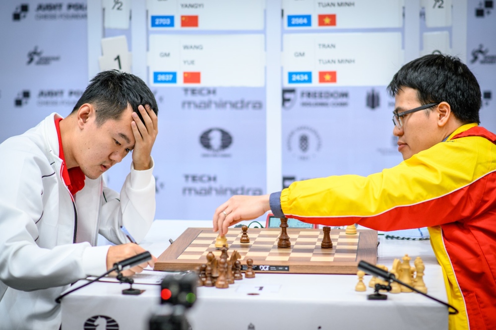 Ding Liren (China) vs. Le Quang Liem (Vietnam) | Foto: Mihal Walusza